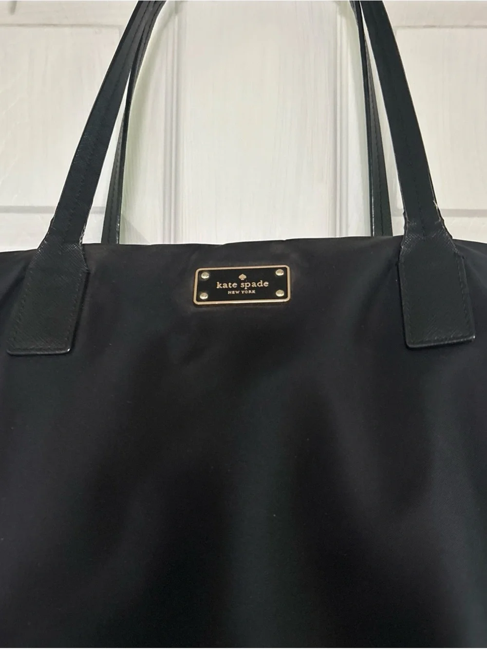 Kate Spade New York Women’s  Black Nylon Travel Diaper Tote Shoulder Weekender